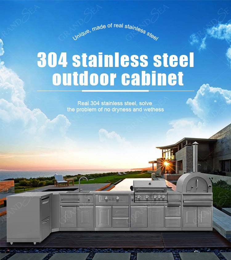 BBQ Island Outdoor Kitchen Grill With Fridge Outdoor Grill Kitchen Pergola Outdoor Kitchen Cabinet