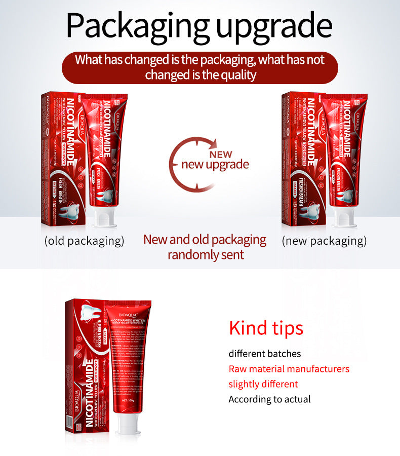 Foreign Trade  BIOAOUA Baking Soda Gum Care Toothpaste Clean the Mouth and Freshen Breath Genuine Toothpaste Wholesale