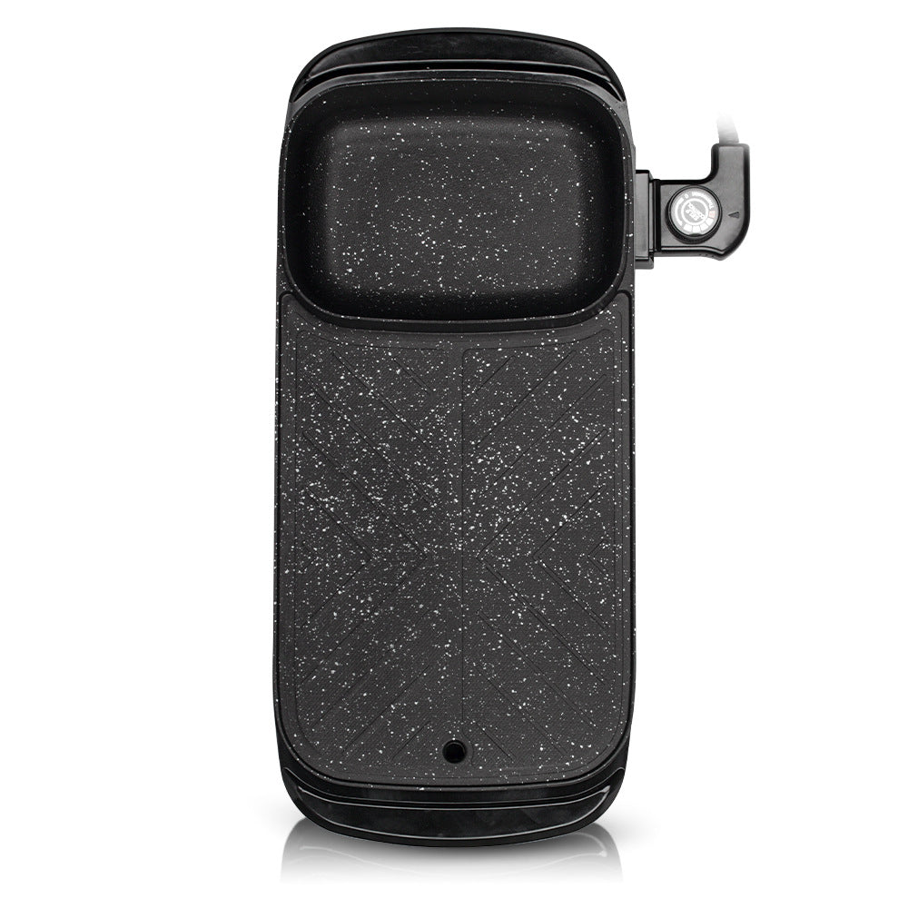 RAF European Standard Household BBQ Pot Hot Pot BBQ All-in-One Multifunctional BBQ Machine Grilling and Stir-Frying Grill Smokeless Electric Grill Pan