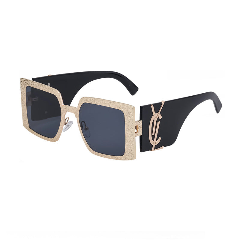 European and American Fashion Large Frame Sunglasses for Women, Sun Protection Outdoor Sunglasses, Wholesale Big Brand Glasses sunglasses