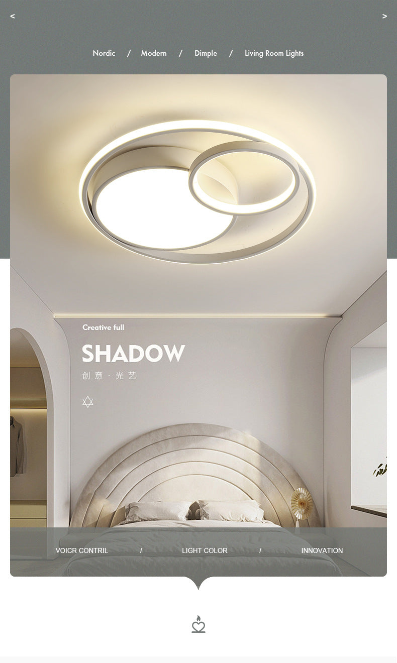 Nordic Bedroom Ceiling Light Modern Simple Creative Geometric Master Bedroom Room Lighting Design Internet Celebrity Home Ceiling Light