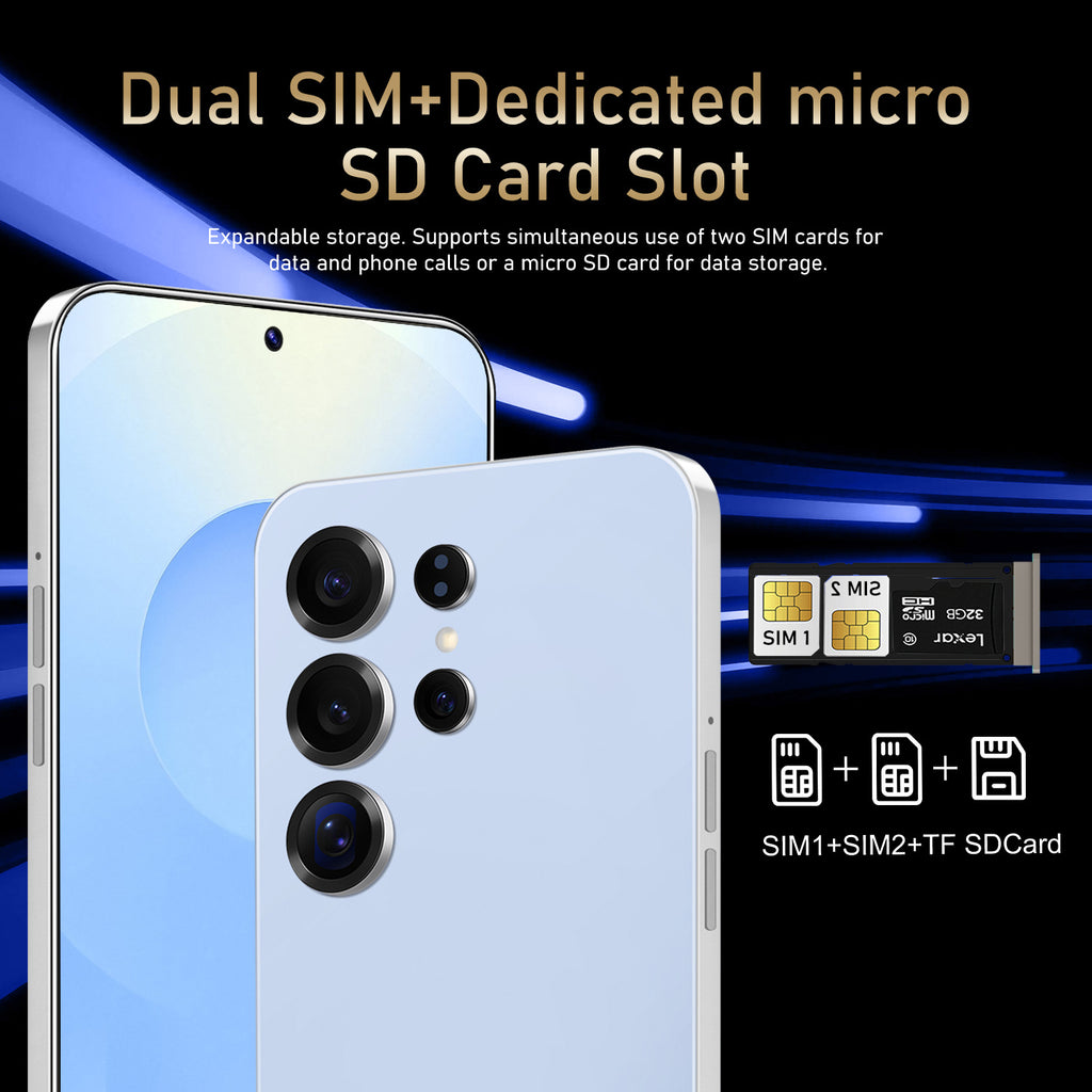 S25 Ultra Mobile Phone External Pen Large Screen Android15New Hot-Selling Bestseller5G Smartphone
