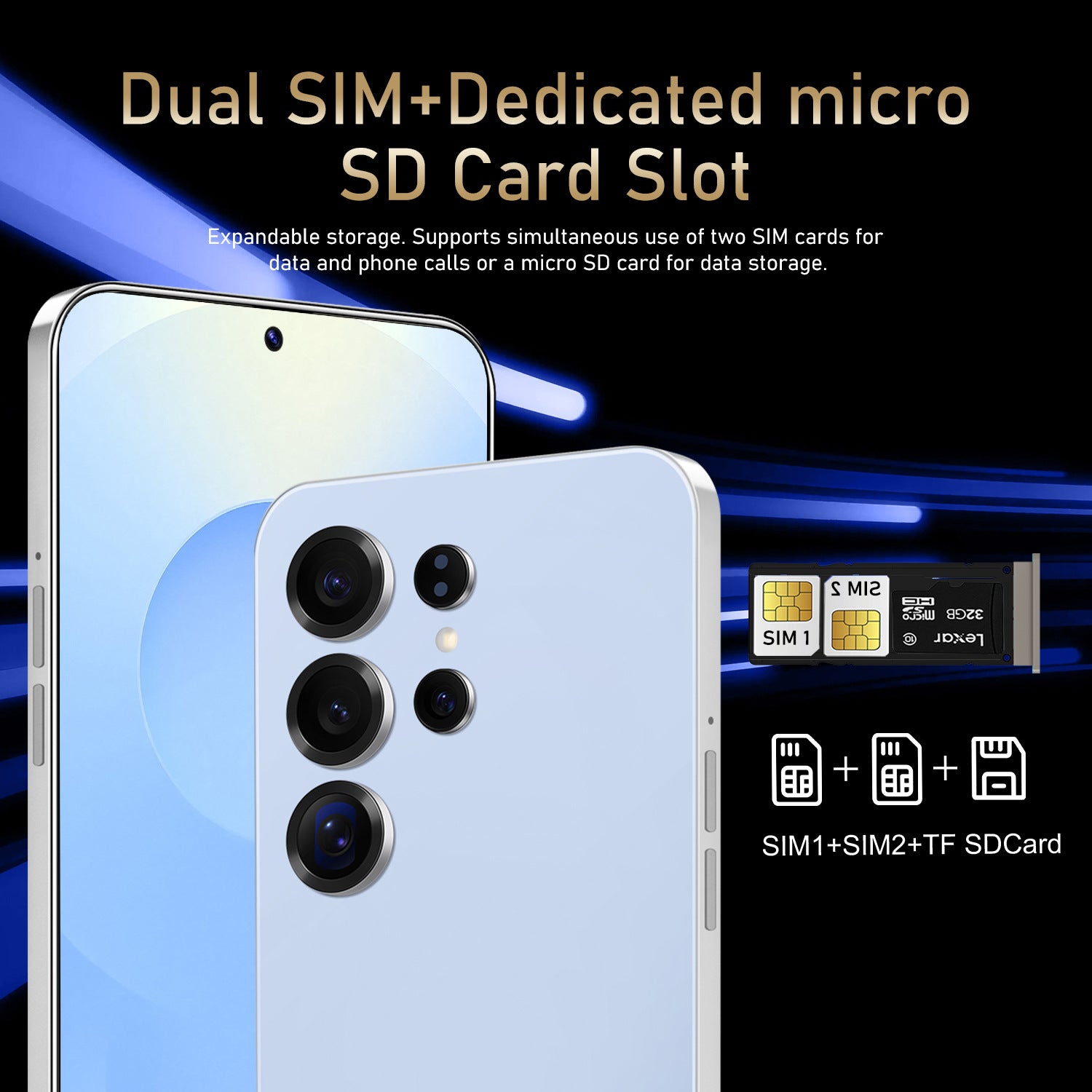S25 Ultra Mobile Phone External Pen Large Screen Android15New Hot-Selling Bestseller5G Smartphone