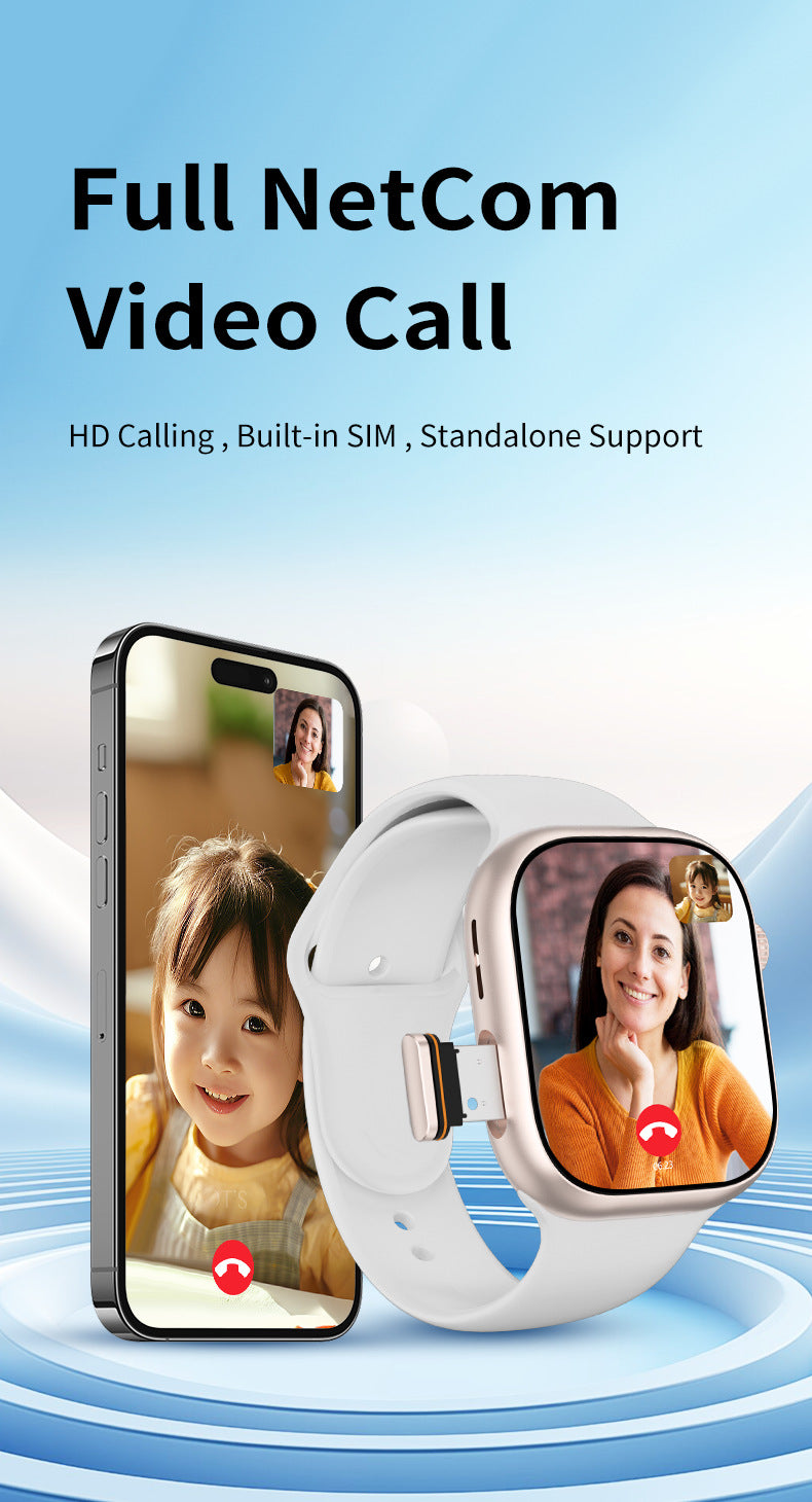 M16Smart Watch5G Plug-in Card Full Netcom Google Store APP Download S10 Max Honeycomb Panel Video Call