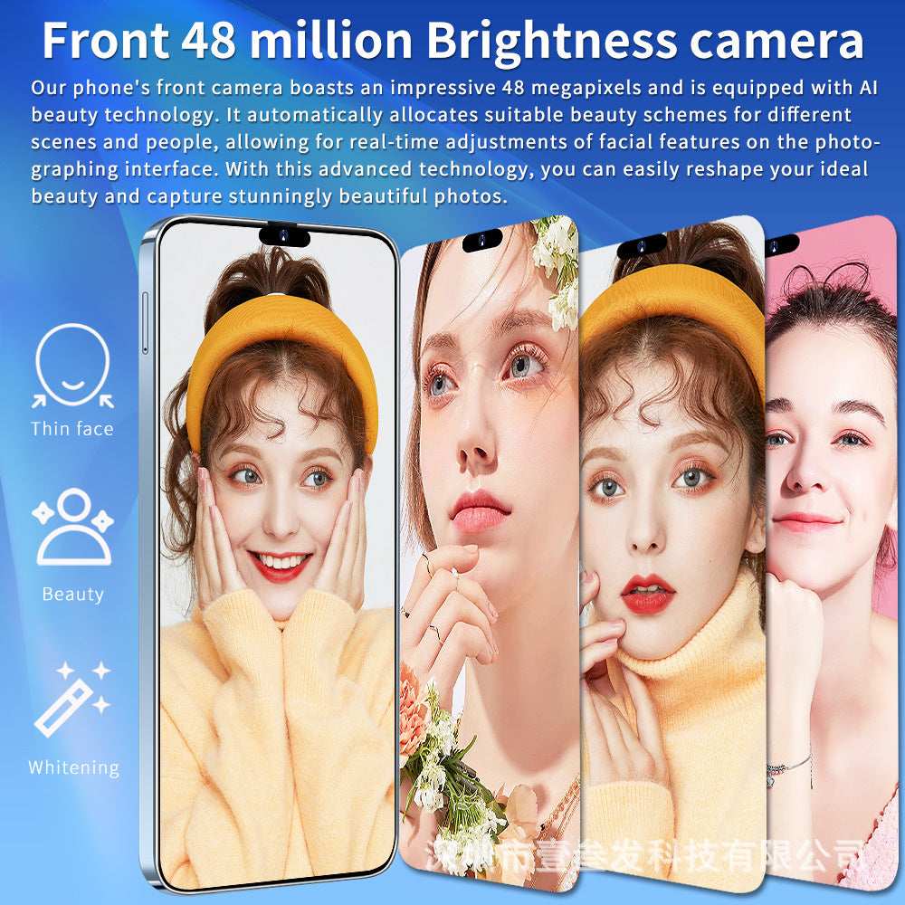 New Mobile Phone i15 Pro MAX 16+1TB HD Large Screen In Stock Android New Smartphone