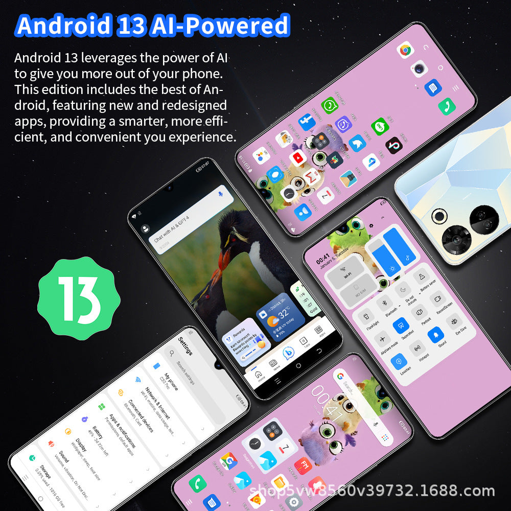 Spot Goods C20Pro7.3Inch Large Screen16+1T Large Memory All-in-One Smart Machine Factory Available