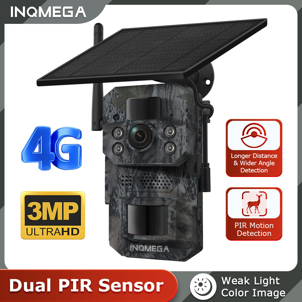 Private Model Outdoor Camouflage4G Solar-powered Camera GPS Positioning Hunting Camera Remote HD Camera