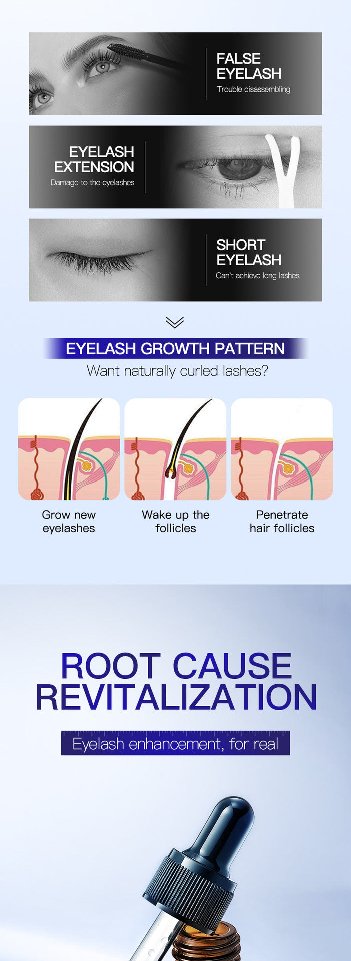 Full English Curling Eyelashes Thick Mascara SADOER Long and Dense Essence Liquid  Wholesale