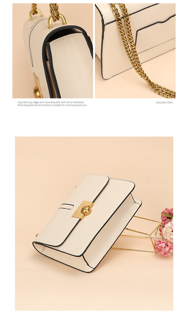 Niche Design Versatile Underarm Small Square Bag2024New Fashion Trendy Chain Shoulder Crossbody Bag for Women
