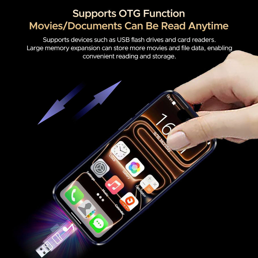 XS17Pro Mini Smart Small Phone3.5Inch WiFi In-stock HD Screen i17pro Mini Mobile Phone