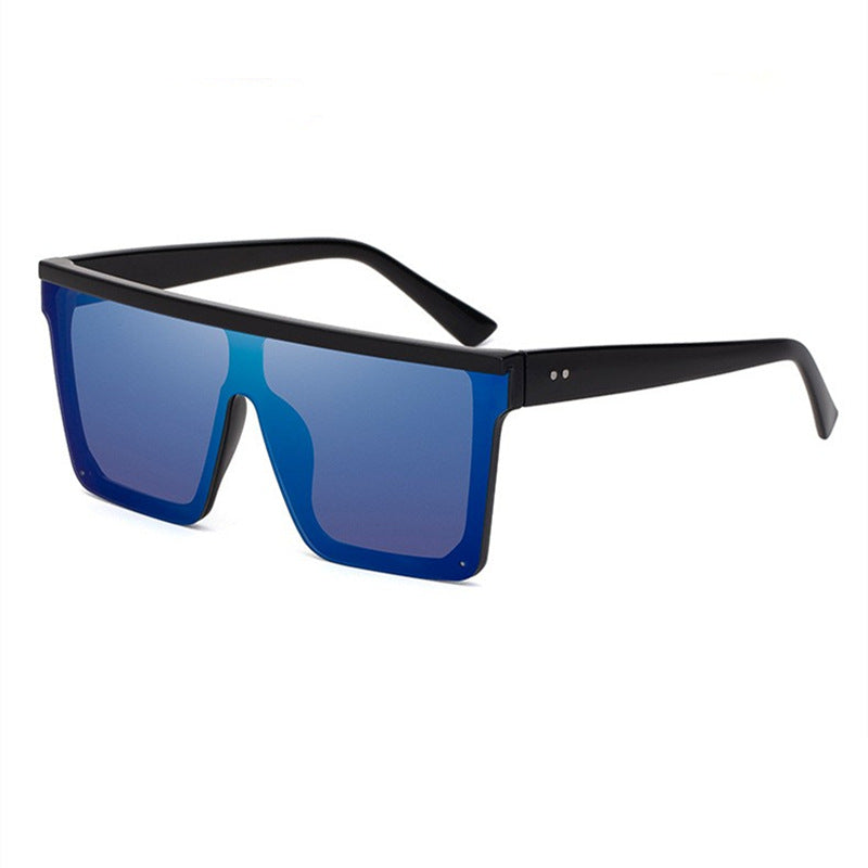 One-piece Lens Sunglasses for Men, High-end Fashion Sunglasses for Women, European and American Style Large Frame Square Glasses sunglasses