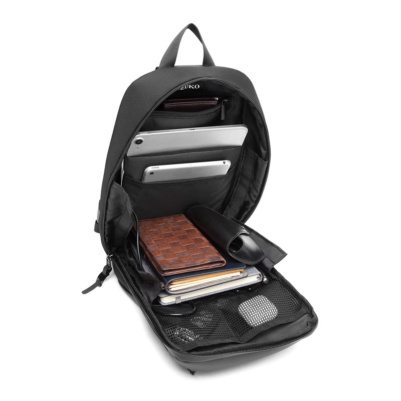 ozuko New Oxford Cloth Chest Bag Outdoor Men's Shoulder Bag Casual Waterproof Men's Bag Single Shoulder Crossbody Bag