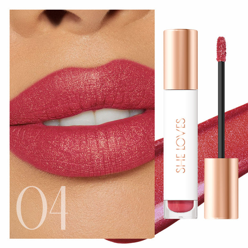 SHELOVES Diamond Fine Shimmer Matte Liquid Lipstick LiquidLipstick Wholesale Lip Gloss