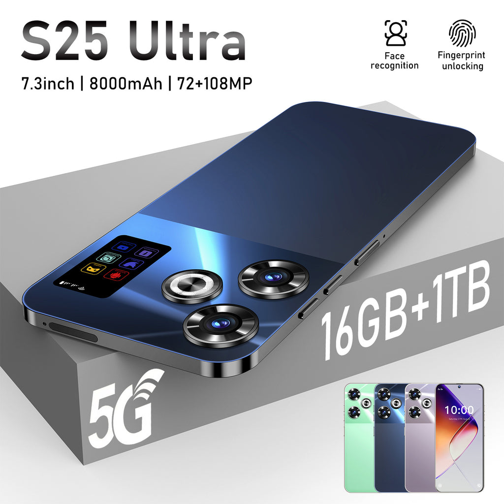 Hot Selling Smart Phone S25 Ultra Brand new Android phone16+1T Wholesale for Mobile Phone Manufacturers