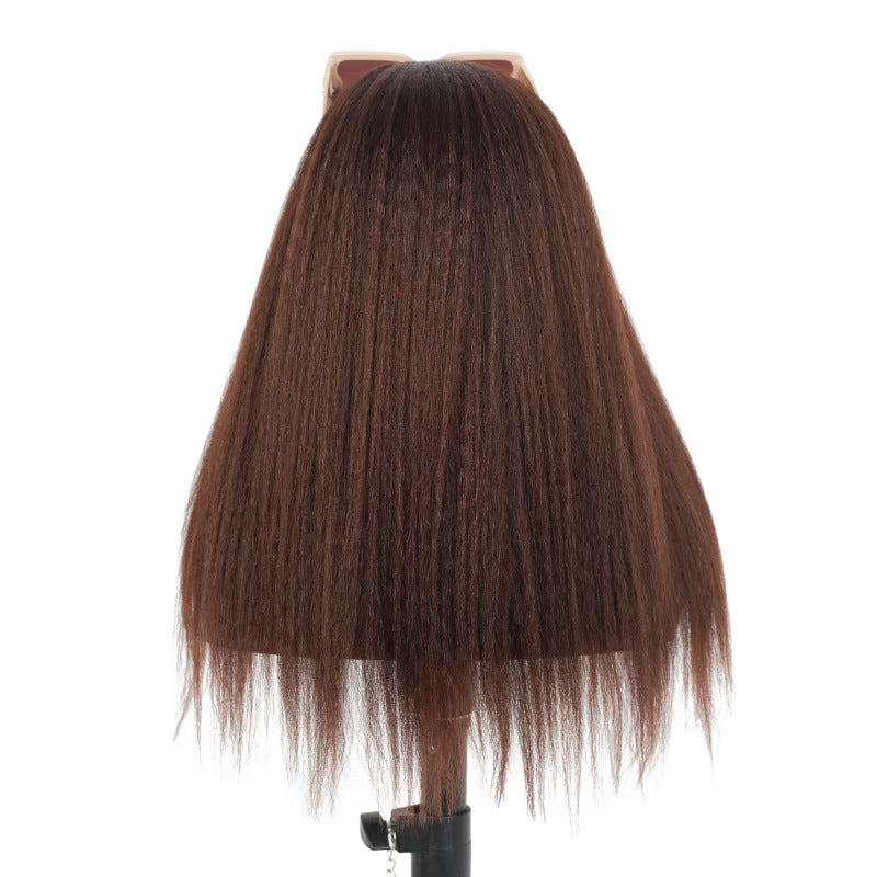 European and American Style Wig Fluffy Headband Hairband Magic Tape Wig Headband African Wig Long Wig Headband Versatile