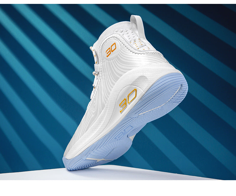 2025New Youth Support Shock Absorption Wear-Resistant Non-Slip Sports Shoes Men's fashion Soft and plaid Basketball Shoes