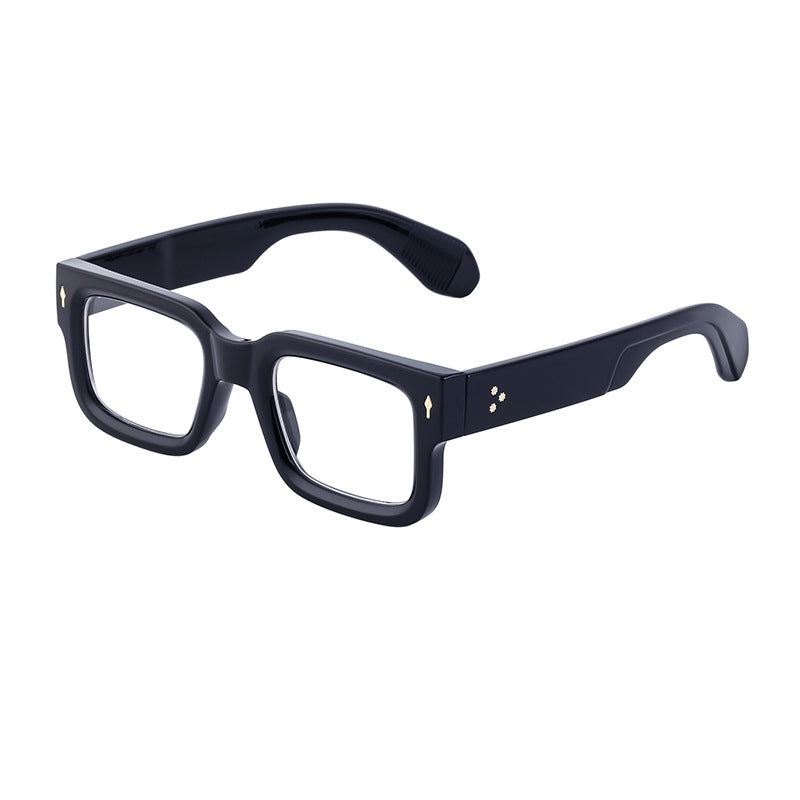 2025New Retro Square Frame Sunglasses for Men High-End European and American Retro Sunglasses Men's Trend sunglasses