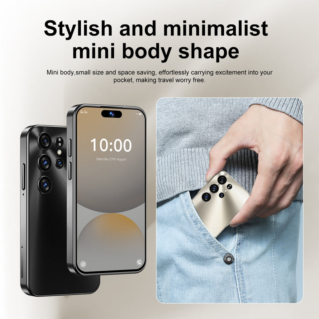 Hot Sale S25 Mini Mini Smartphone4+64G All-Network Dual-SIM Dual-Standby Android mini Mobile Phone