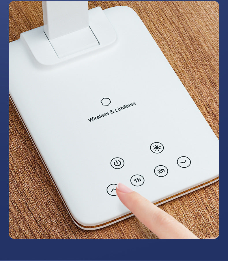 Hot-Selling Reading Desk Lamp Smart Touch Night Light3Color Adjustment LED Wireless Charging Eye Protection Desk Lamp Wholesale