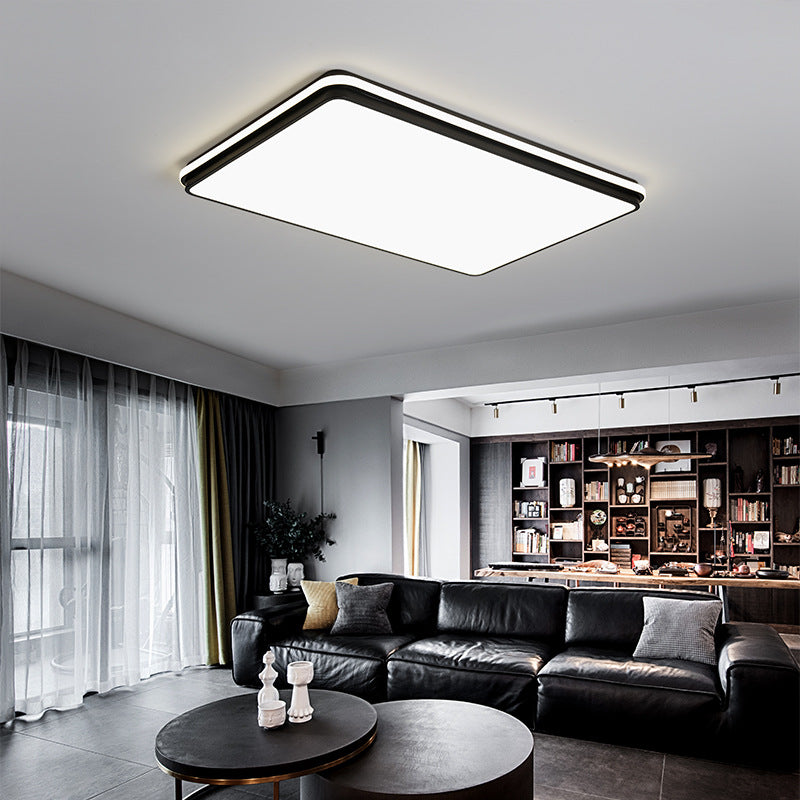 Living Room Main Light Modern Simple Elegant Ultra Bright Rectangular led Ceiling Lamp Study Bedroom Lamp Zhongshan Lighting