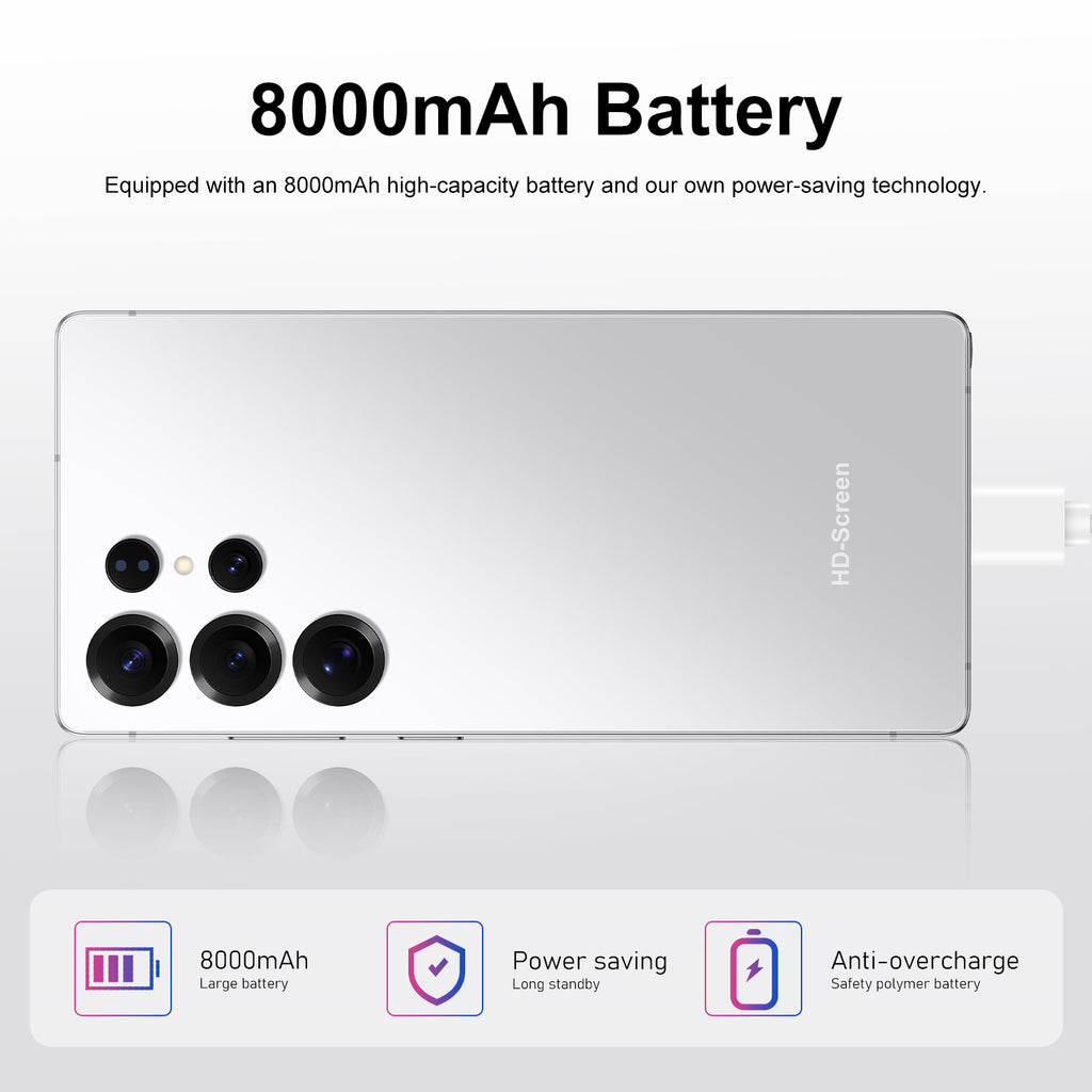 S25 Ultra Mobile phone with built-in stylus, large screen, Android15New Hot-Selling Bestseller5G Smartphone