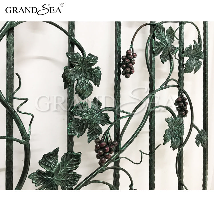 Beautiful French Iron Window Grill Design Customized Wholesale for Balcony