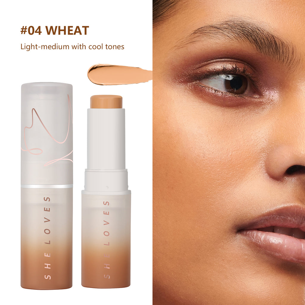 Exclusive Supply sheloves Matte Foundation Stick Concealer Foundation Liquid Non-Cakey Foundation Cream Long-Lasting Foundation Cream