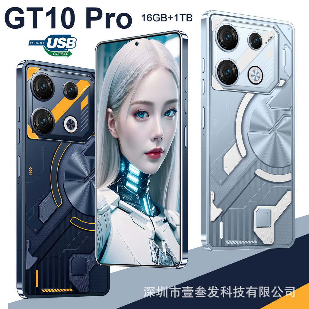GT10pro Popular2+16G 7.0Inch All-in-One Perforated True4G New Smartphone