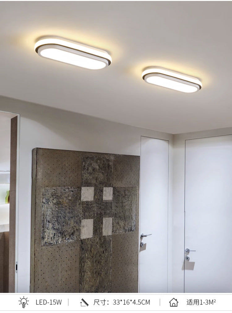 Simple and Modern led Ceiling Light Strip Shape Lamp for Training Room Classroom Gym Car Beauty Lighting Fixture