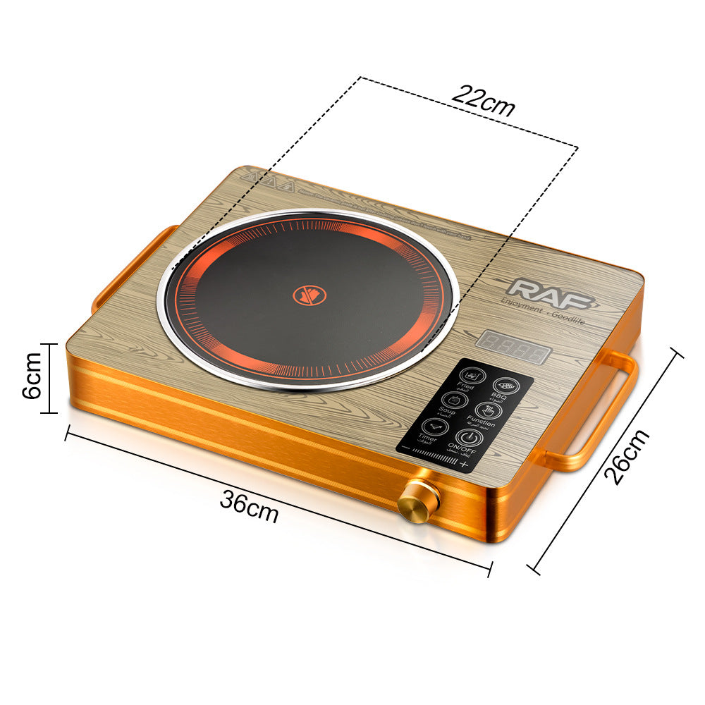 RAF European Standard Electric Ceramic Stove for Home Use, Multi-Functional, High Power, Multi-Setting, Stir-Frying, Hot Pot, Infrared Induction Cooker, Countertop Electric Stove
