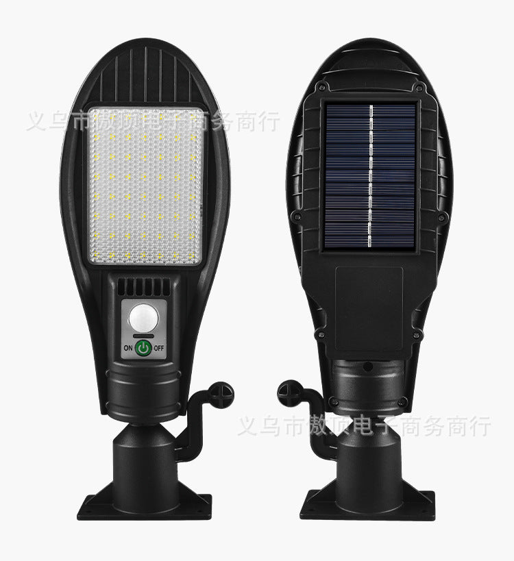 Outdoor Solar Light Human Body Sensing Wall Light Integrated Street Light with Remote Control Garden Light Waterproof Garden Light