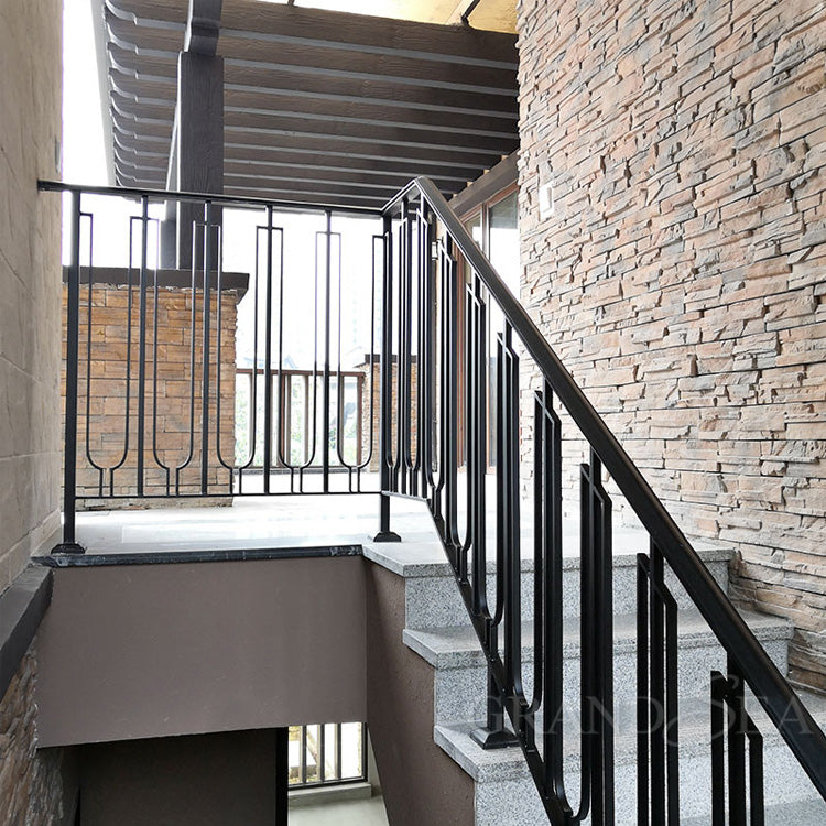Used Home Stairs Railing Designs in Iron Modern Stairs Railing