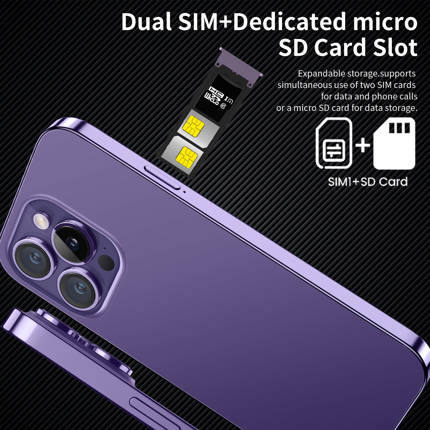 Specially designed for smartphones I15ProMax Super Large Screen16+1T Factory Direct Wholesale(Popular)