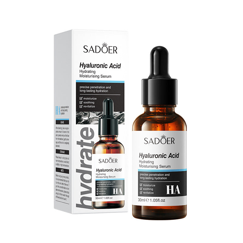 Hyaluronic Acid Hydrating Moisturizing Serum SADOER Skin rejuvenation and moisturizing essence liquid cross-border wholesale