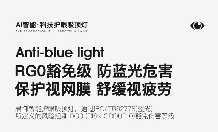 Light Luxury Living Room Ceiling Lamp New Crystal Lamp Cream Style High-end Bedroom Main Lamp Round Shape led Eye Protection Lighting