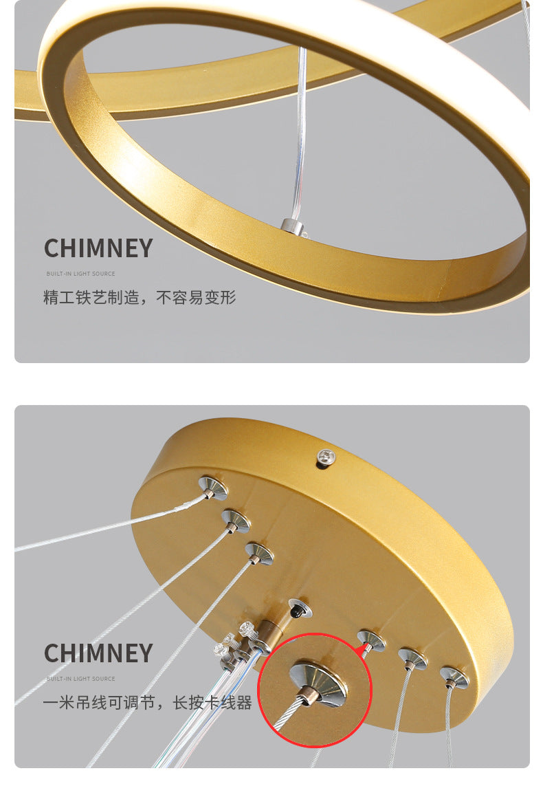 Living Room Pendant Light Modern Minimalist Lighting Internet Celebrity Light Luxury Nordic Lamp Creative Personality Bedroom Bar Counter Dining Room Pendant Light