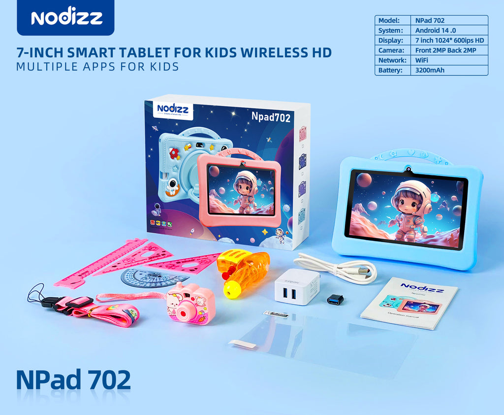 Npad702Children's Tablet Computer WiFi Cellular Network Google Store APP Download Children's Toy Family Bucket