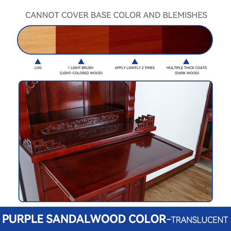 Water-Based Wood Grain Paint Outdoor Anti-Corrosion Wood Oil for Doors, Windows, Cabinets Color Change Renovation Brightening Anti-Wax Oil Antique Wood Paint
