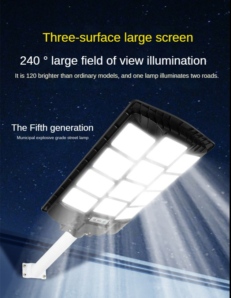 Outdoor Waterproof And Rainproof Solar 600W 1000W 120W Human Body Sensing Mode Light Control Mode Led Street Light