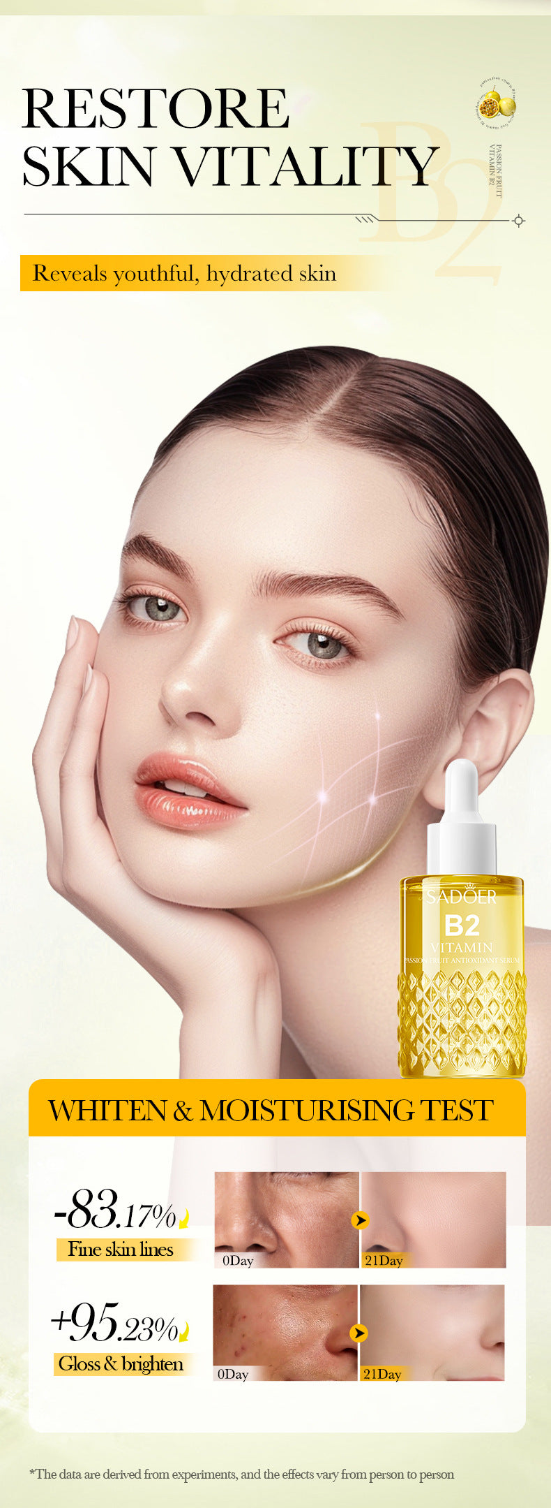 Vitamin Series Essence SADOER Anti-oxidant Hydrating Essence Cross-Border Wholesale