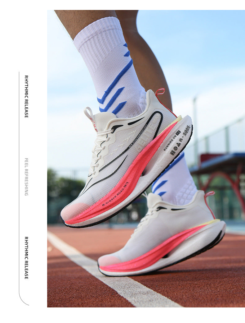 Feiteng6pro Popcorn Carbon Plate Youth Racing Running Shoes2025New casual comfortable breathable sneakers