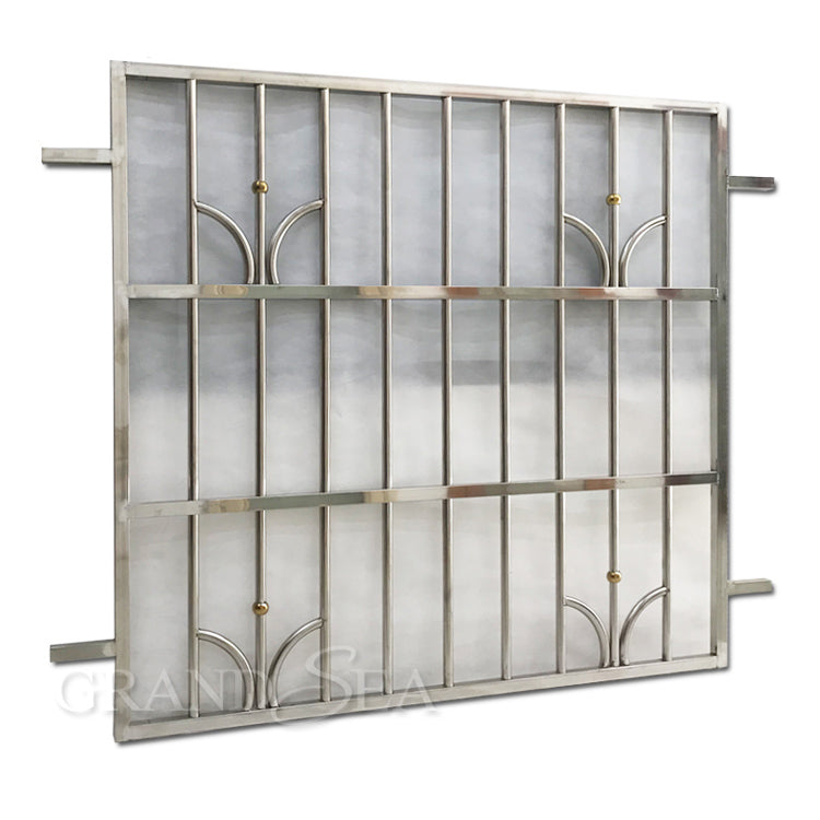 Professional Security Design Exterior Solid Stainless Steel Windows Grill