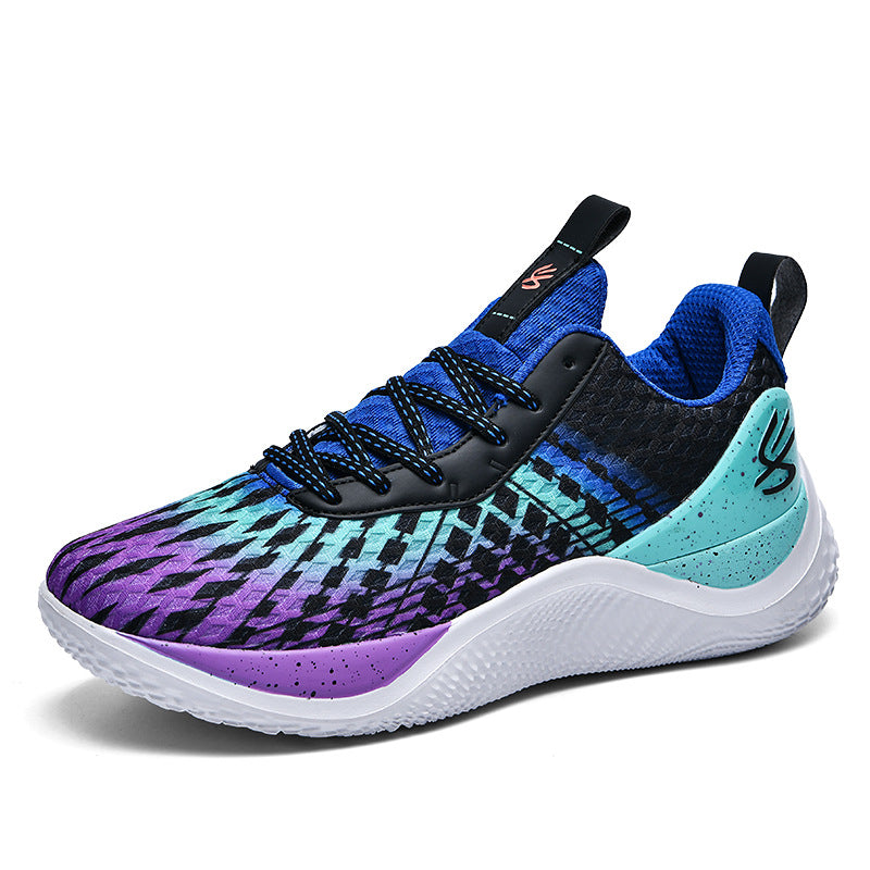2025Spring and Summer New Basketball Shoes for Men and Women, Breathable Low-top Sports Shoes for Big Kids, Teenagers, and Students, Practical Training Sneakers