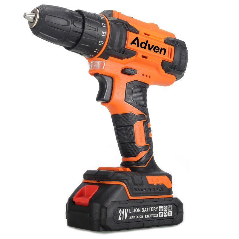 21v Multifunctional rechargeable lithium electric drill Household Impact Electric Screwdriver Set Drill