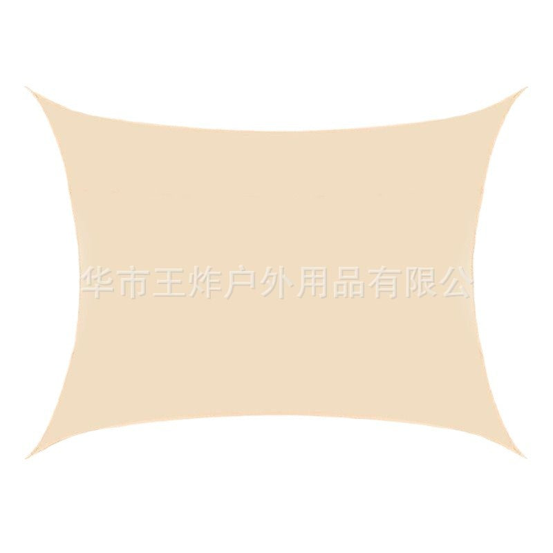 Sunshade canvas210D Outdoor Camping Sunshade Portable Sun Protection Rainproof Canopy Outdoor Awning Courtyard Pool Sunshade Sail