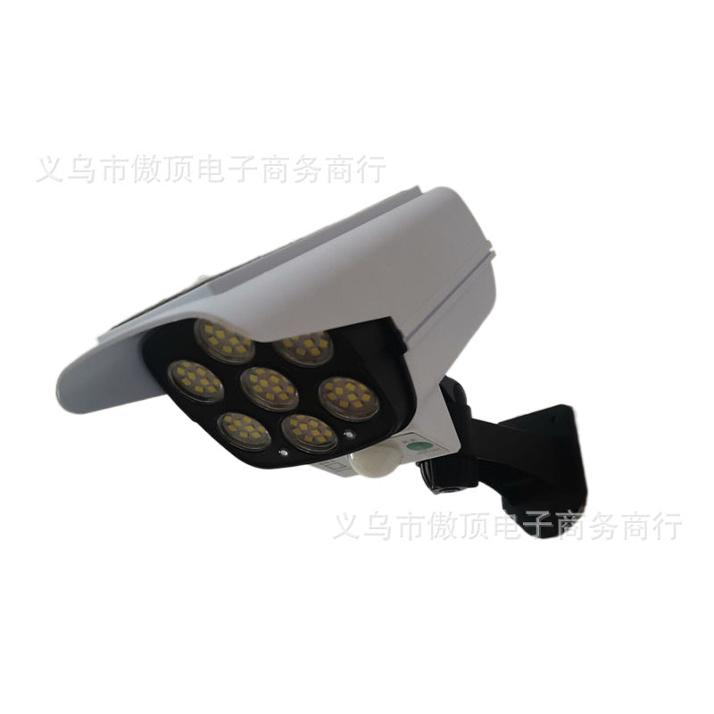 Specialized Ultra-Bright Solar-Powered Human Body Sensor Dummy Surveillance Camera Faux Camera Garden Light Emergency Light Wall Light Street Light