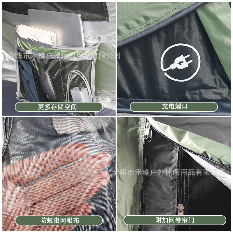 Tent Fully Automatic Folding Quick Open Sunshade Park Children Play Sand Camping Outdoor Portable Rainproof Sunproof