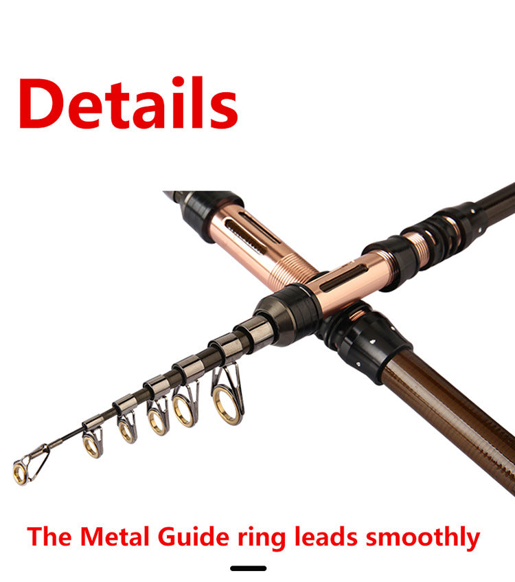 Manufacturer In-Stock Carbon Mini Small Sea Rod Casting Rod Short Section Pen Fishing Rod Set Ultra-Hard Long Casting Rod