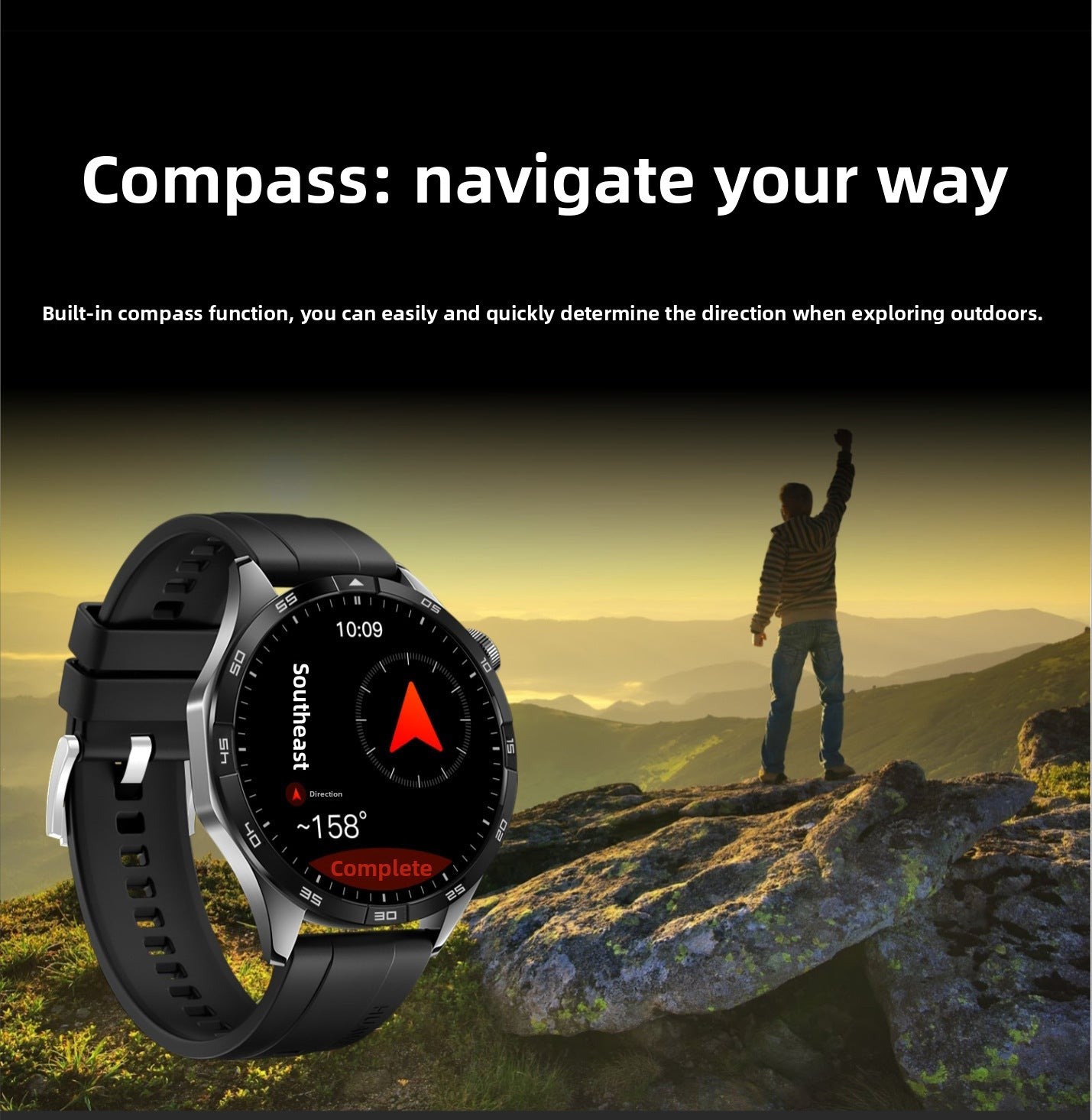 S40 Max Smart Watch1.62inch Bluetooth call, heart rate, step counting, sleep monitoring GT4Message Push
