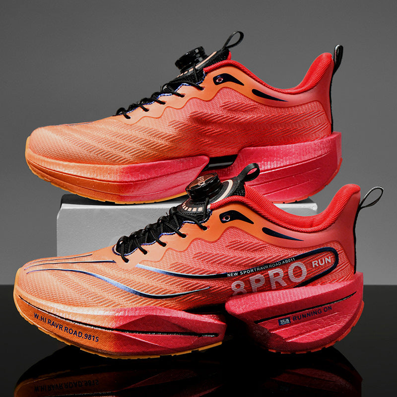 Red Rabbit8pro Hot-selling Parent-Child Breathable Running Shoes Professional Racing Anti-Slip Student Cushioning Rotating Button Sports Shoes